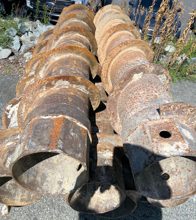 555- Acker Octagonal 8 1/4 Hollow Stem Augers - Image 3