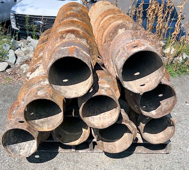 555- Acker Octagonal 8 1/4 Hollow Stem Augers - Image 2